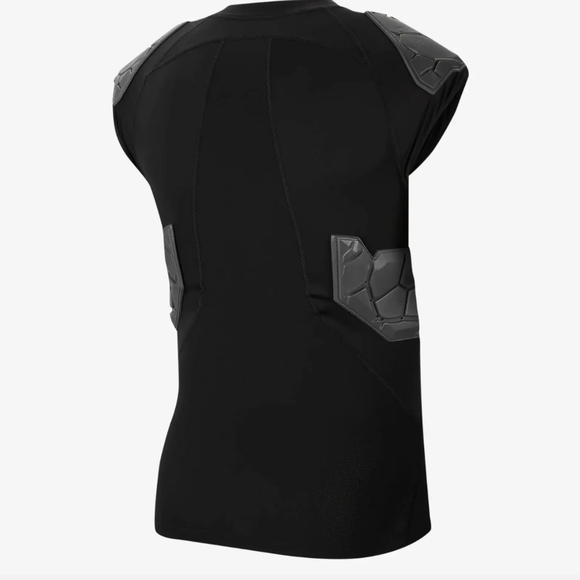 Nike Pro HyperStrong Football Men 4-Pad Top Black AQ2733 010 SIZE XL. - Picture 2 of 2